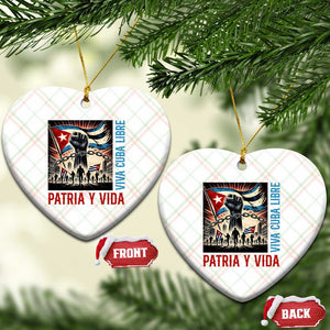 Cuban American Pride Ceramic Ornament Viva Cuba Libre Supporter TS12 Print Your Wear