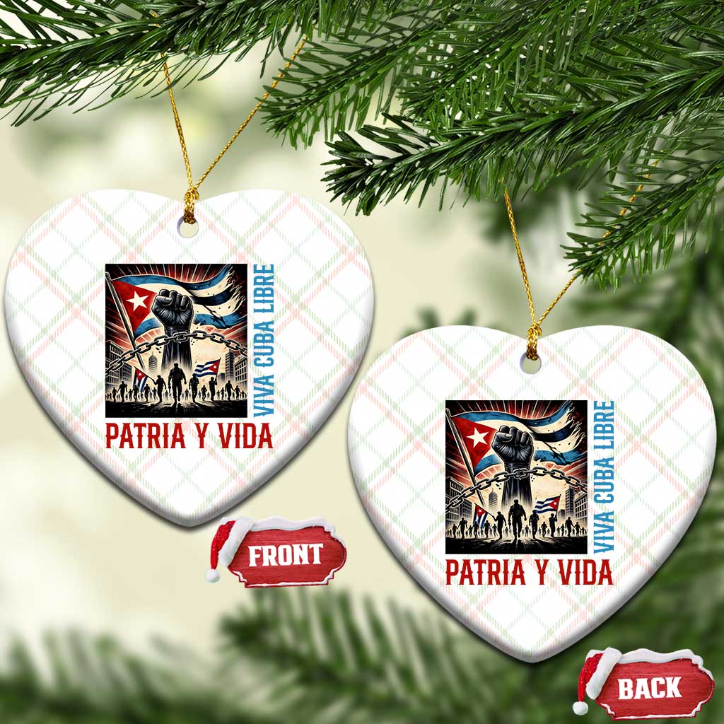 Cuban American Pride Ceramic Ornament Viva Cuba Libre Supporter TS12 Print Your Wear