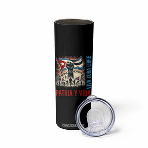 Cuban American Pride Skinny Tumbler Viva Cuba Libre Supporter TS12 Print Your Wear