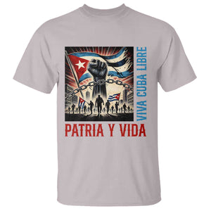 Cuban American Pride T Shirt Viva Cuba Libre Supporter TS12 Ice Gray Print Your Wear