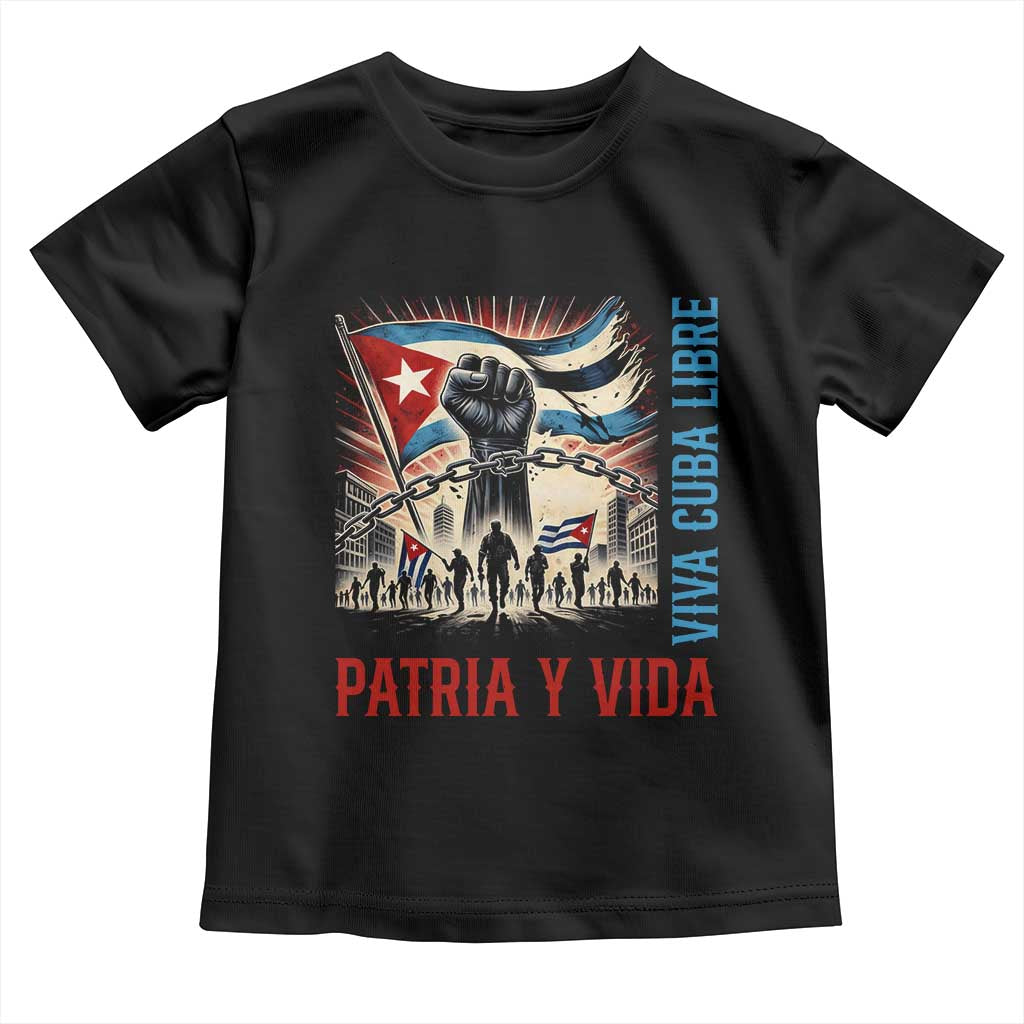 Cuban American Pride Toddler T Shirt Viva Cuba Libre Supporter TS12 Black Print Your Wear