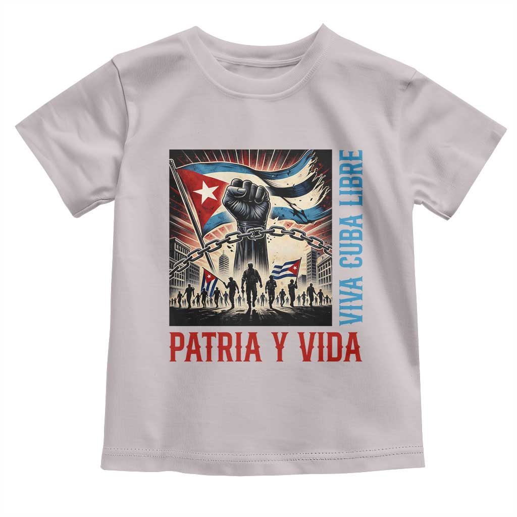 Cuban American Pride Toddler T Shirt Viva Cuba Libre Supporter TS12 Ice Gray Print Your Wear