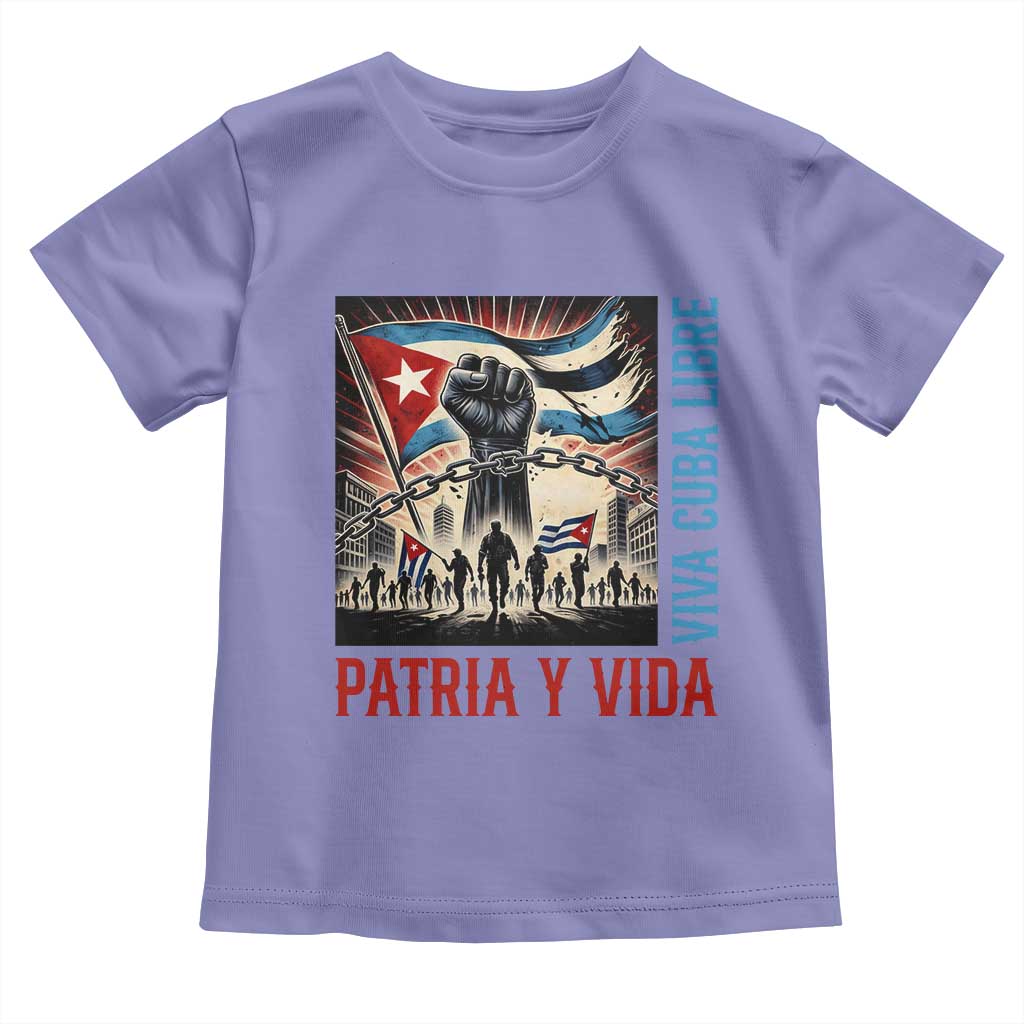 Cuban American Pride Toddler T Shirt Viva Cuba Libre Supporter TS12 Violet Print Your Wear