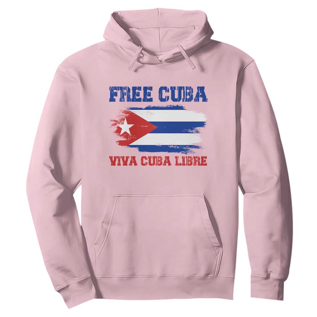 Cuban American Pride Hoodie Freedom For Cuba TS12 Light Pink Print Your Wear