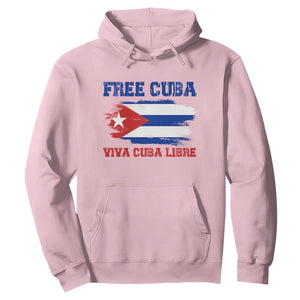 Cuban American Pride Hoodie Freedom For Cuba TS12 Light Pink Print Your Wear