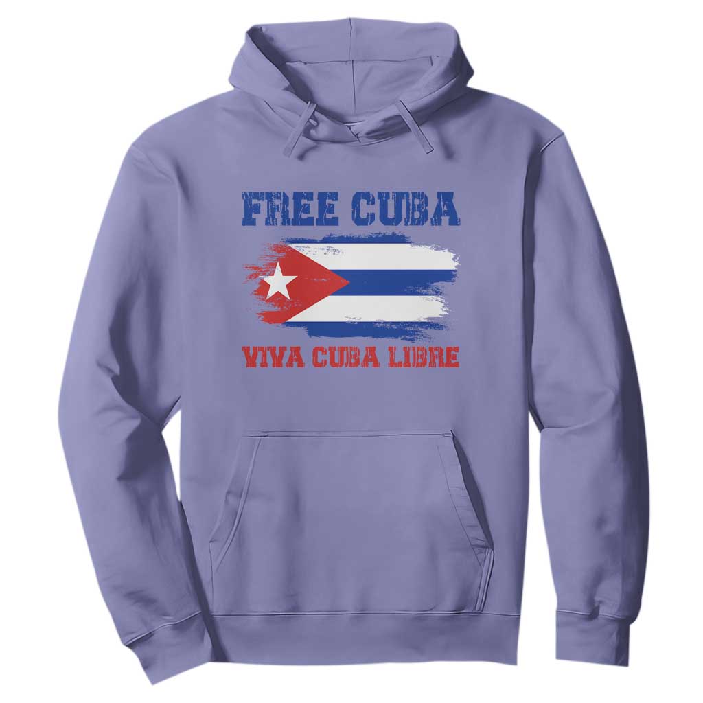 Cuban American Pride Hoodie Freedom For Cuba TS12 Violet Print Your Wear