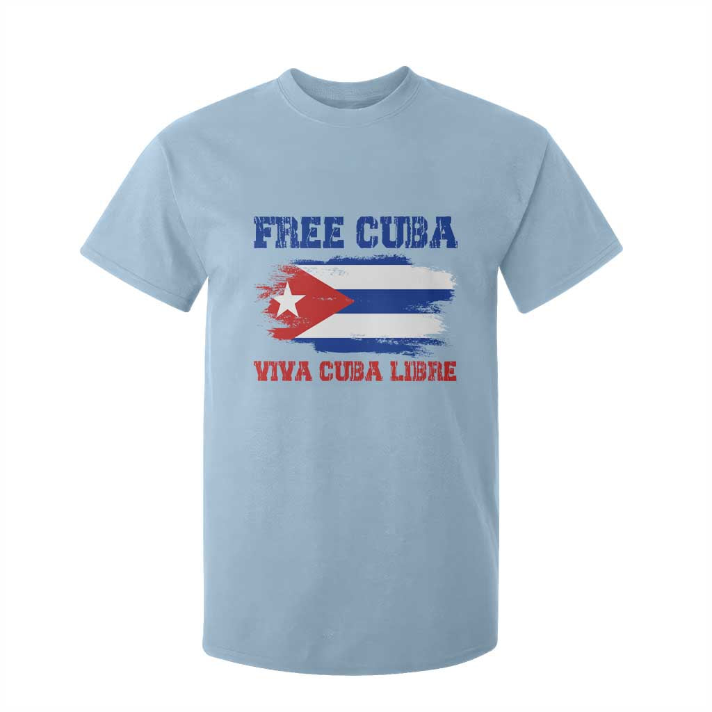 Cuban American Pride T Shirt For Kid Freedom For Cuba TS12 Light Blue Print Your Wear