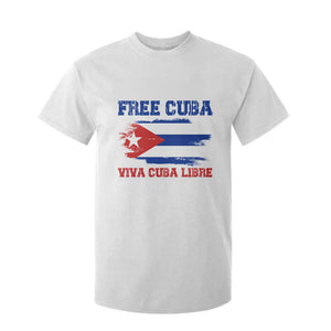 Cuban American Pride T Shirt For Kid Freedom For Cuba TS12 White Print Your Wear