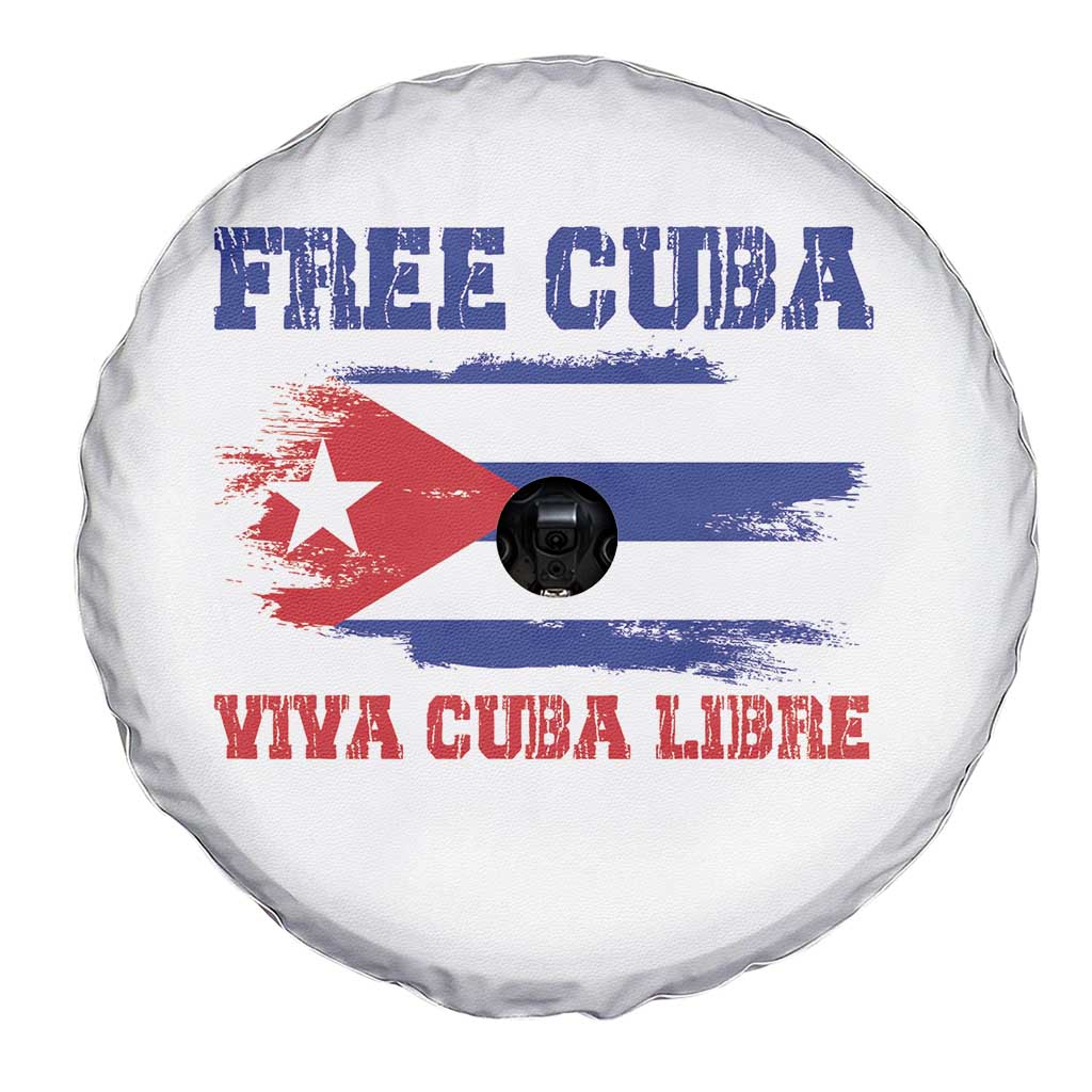 Cuban American Pride Spare Tire Cover Freedom For Cuba TS12 Print Your Wear