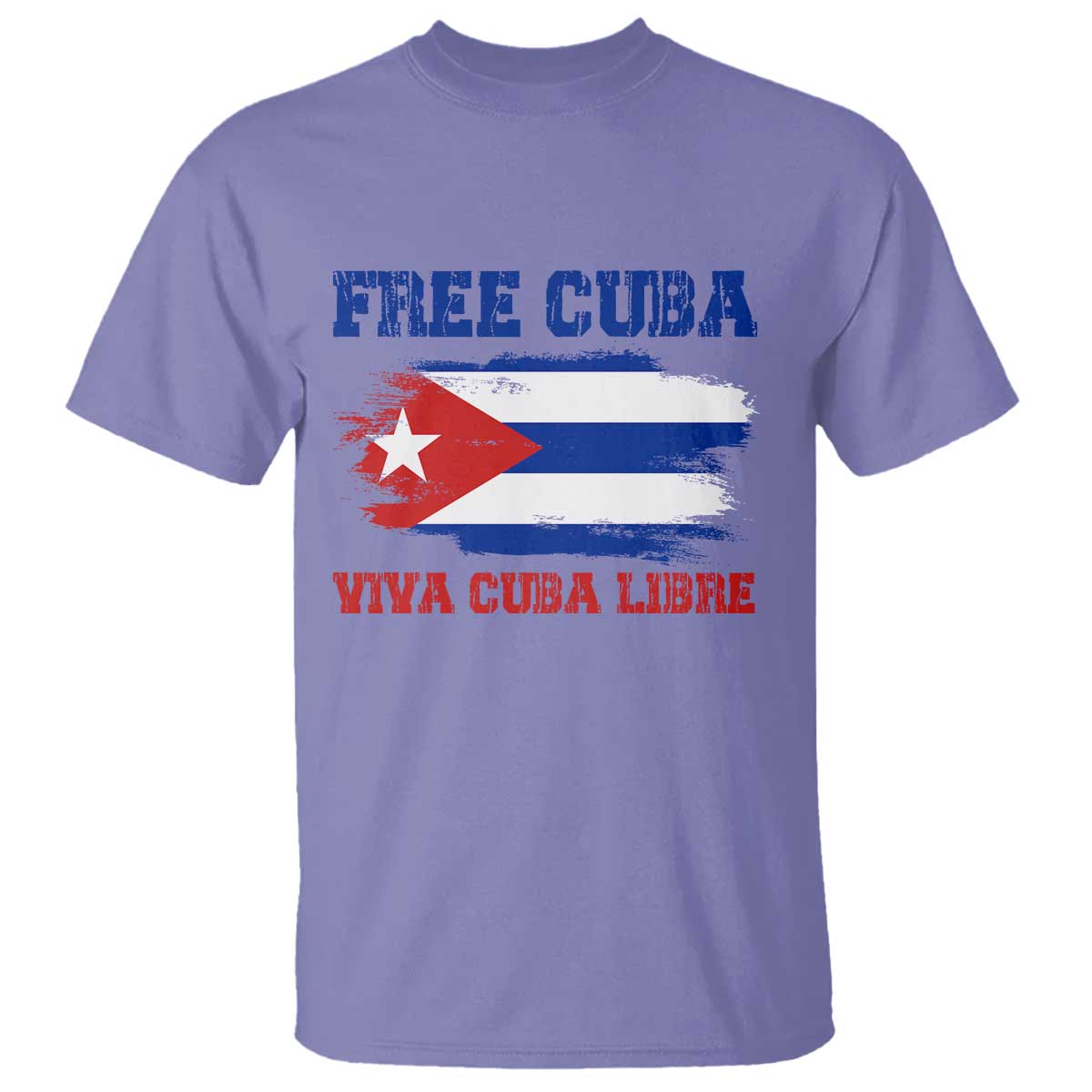 Cuban American Pride T Shirt Freedom For Cuba TS12 Violet Print Your Wear