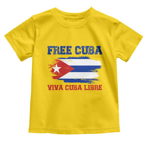 Cuban American Pride Toddler T Shirt Freedom For Cuba TS12 Daisy Print Your Wear