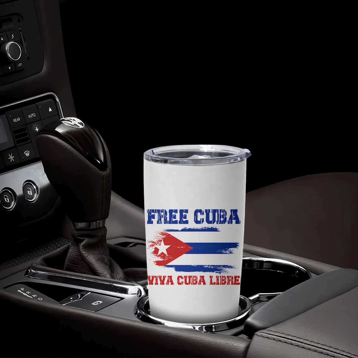 Cuban American Pride Tumbler Cup Freedom For Cuba TS12 Print Your Wear