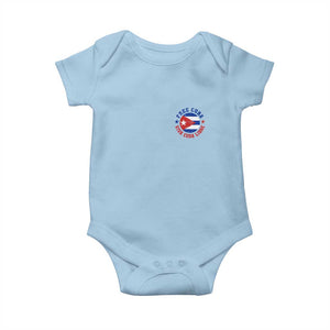 Free Cuba Viva Cuba Libre Baby Onesie SOS Cuba Energy Crisis TS12 Light Blue Print Your Wear