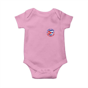 Free Cuba Viva Cuba Libre Baby Onesie SOS Cuba Energy Crisis TS12 Light Pink Print Your Wear