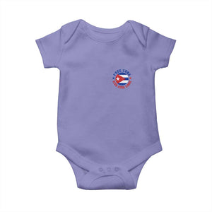 Free Cuba Viva Cuba Libre Baby Onesie SOS Cuba Energy Crisis TS12 Violet Print Your Wear