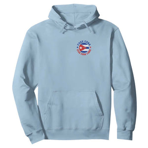 Free Cuba Viva Cuba Libre Hoodie SOS Cuba Energy Crisis TS12 Light Blue Print Your Wear