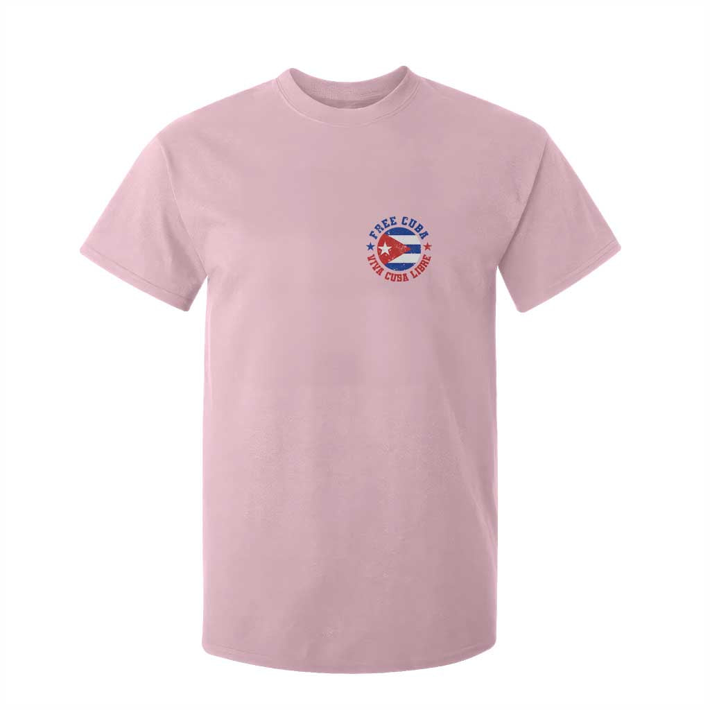 Free Cuba Viva Cuba Libre T Shirt For Kid SOS Cuba Energy Crisis TS12 Light Pink Print Your Wear