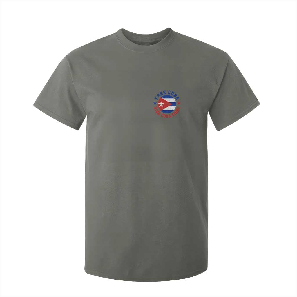 Free Cuba Viva Cuba Libre T Shirt For Kid SOS Cuba Energy Crisis TS12 Military Green Print Your Wear