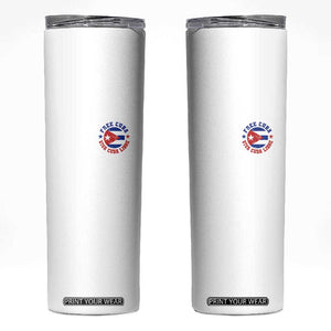 Free Cuba Viva Cuba Libre Skinny Tumbler SOS Cuba Energy Crisis TS12 White Print Your Wear