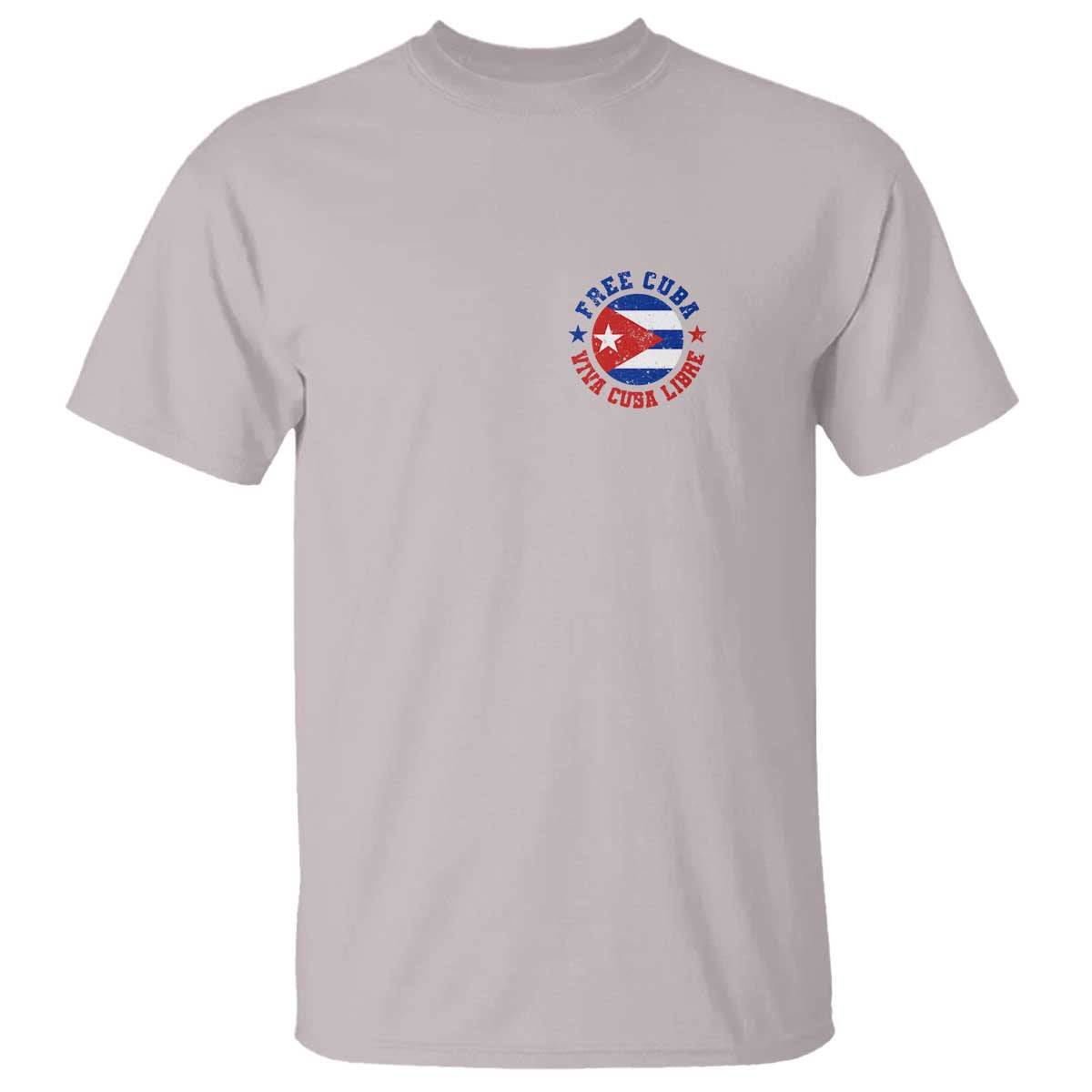 Free Cuba Viva Cuba Libre T Shirt SOS Cuba Energy Crisis TS12 Ice Gray Print Your Wear