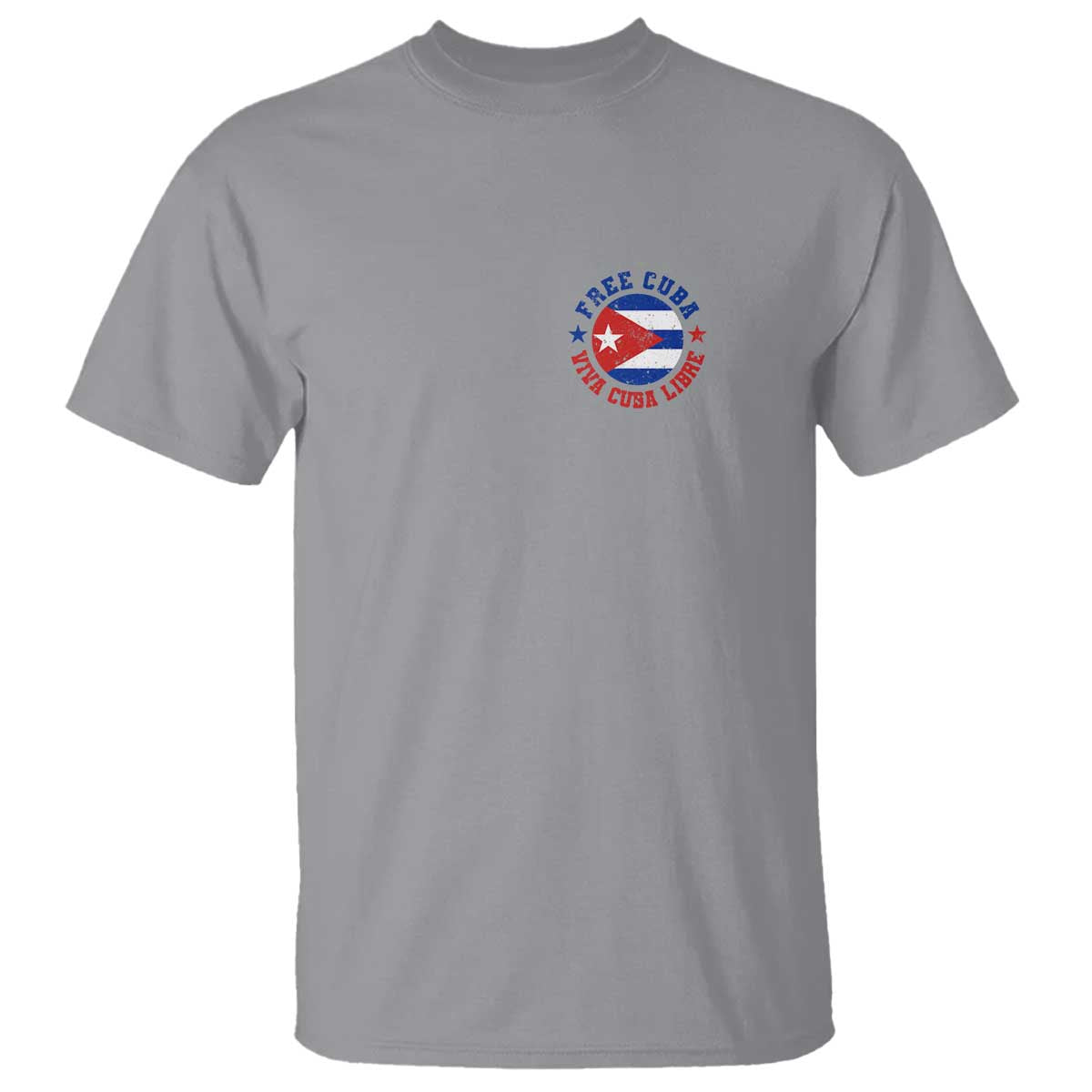 Free Cuba Viva Cuba Libre T Shirt SOS Cuba Energy Crisis TS12 Sport Gray Print Your Wear