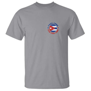 Free Cuba Viva Cuba Libre T Shirt SOS Cuba Energy Crisis TS12 Sport Gray Print Your Wear