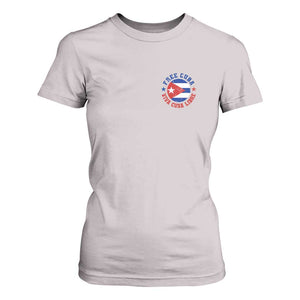 Free Cuba Viva Cuba Libre T Shirt For Women SOS Cuba Energy Crisis TS12 Ice Gray Print Your Wear