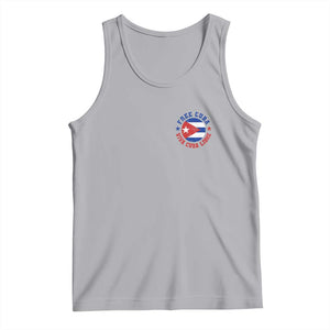 Free Cuba Viva Cuba Libre Tank Top SOS Cuba Energy Crisis TS12 Athletic Heather Print Your Wear
