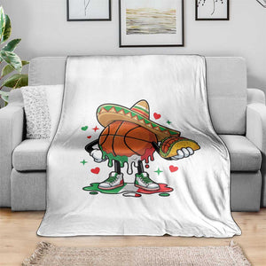 Funny Cinco De Mayo Basketball Throw Blanket Mexican Fiesta Party TS12 Print Your Wear