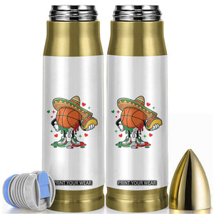 Funny Cinco De Mayo Basketball Bullet Tumbler Mexican Fiesta Party TS12 White Print Your Wear