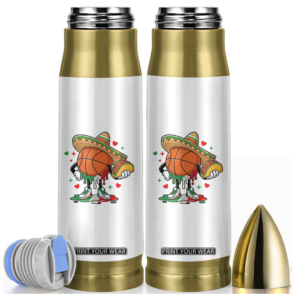 Funny Cinco De Mayo Basketball Bullet Tumbler Mexican Fiesta Party TS12 White Print Your Wear