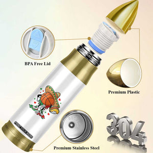 Funny Cinco De Mayo Basketball Bullet Tumbler Mexican Fiesta Party TS12 Print Your Wear