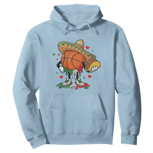 Funny Cinco De Mayo Basketball Hoodie Mexican Fiesta Party TS12 Light Blue Print Your Wear