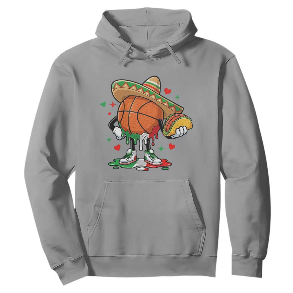 Funny Cinco De Mayo Basketball Hoodie Mexican Fiesta Party TS12 Sport Gray Print Your Wear