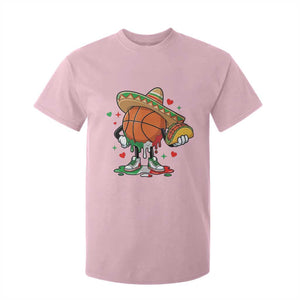 Funny Cinco De Mayo Basketball T Shirt For Kid Mexican Fiesta Party TS12 Light Pink Print Your Wear