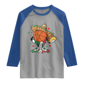Funny Cinco De Mayo Basketball Raglan Shirt Mexican Fiesta Party TS12 Sport Gray Royal Print Your Wear