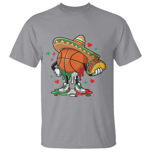 Funny Cinco De Mayo Basketball T Shirt Mexican Fiesta Party TS12 Sport Gray Print Your Wear