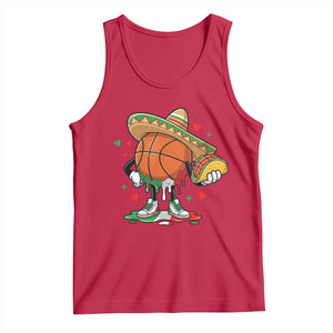 Funny Cinco De Mayo Basketball Tank Top Mexican Fiesta Party TS12 Red Print Your Wear