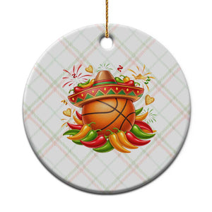 Funny Cinco De Mayo Basketball Ceramic Ornament Mexican Fiesta Hoops Party TS12 1pc Christmas Plaid Print Your Wear