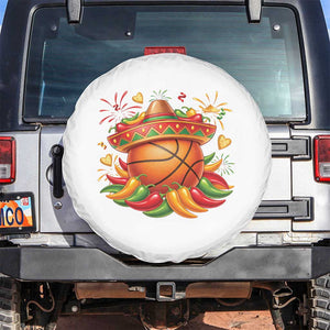 Funny Cinco De Mayo Basketball Spare Tire Cover Mexican Fiesta Hoops Party TS12 No hole White Print Your Wear