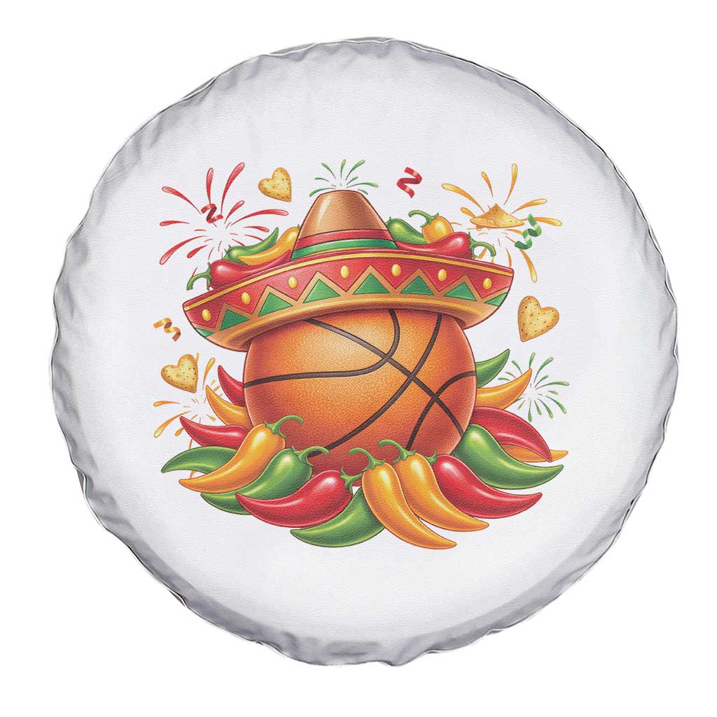 Funny Cinco De Mayo Basketball Spare Tire Cover Mexican Fiesta Hoops Party TS12 Print Your Wear