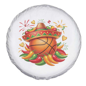 Funny Cinco De Mayo Basketball Spare Tire Cover Mexican Fiesta Hoops Party TS12 Print Your Wear