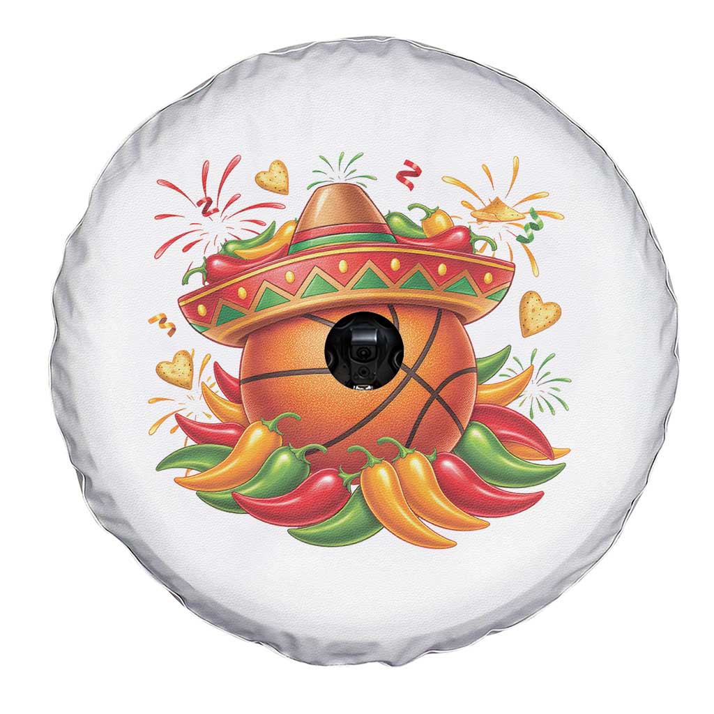 Funny Cinco De Mayo Basketball Spare Tire Cover Mexican Fiesta Hoops Party TS12 Print Your Wear