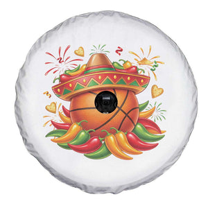 Funny Cinco De Mayo Basketball Spare Tire Cover Mexican Fiesta Hoops Party TS12 Print Your Wear