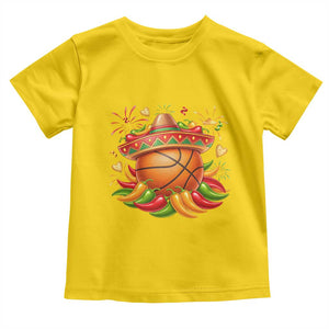 Funny Cinco De Mayo Basketball Toddler T Shirt Mexican Fiesta Hoops Party TS12 Daisy Print Your Wear
