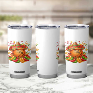 Funny Cinco De Mayo Basketball Tumbler Cup Mexican Fiesta Hoops Party TS12 Print Your Wear