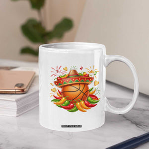 Funny Cinco De Mayo Basketball Coffee Mug Mexican Fiesta Hoops Party TS12 Print Your Wear
