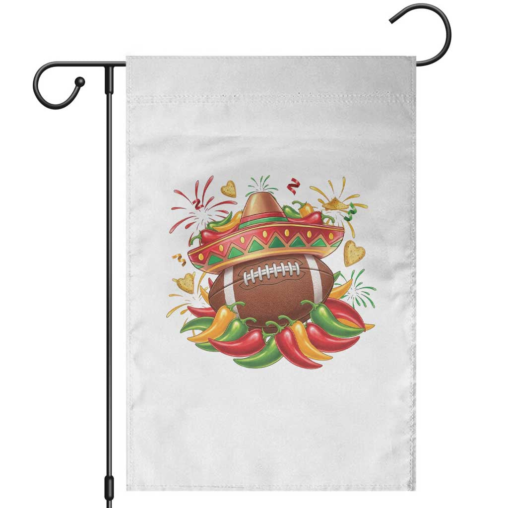 Funny Cinco De Mayo Football Garden Flag Mexican Fiesta Party TS12 White Print Your Wear