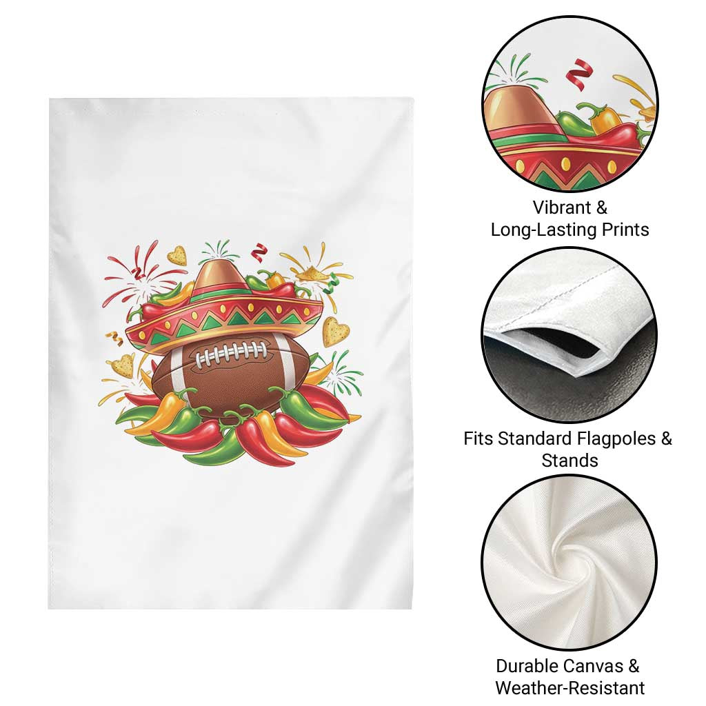 Funny Cinco De Mayo Football Garden Flag Mexican Fiesta Party TS12 Print Your Wear