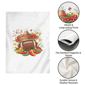 Funny Cinco De Mayo Football Garden Flag Mexican Fiesta Party TS12 Print Your Wear